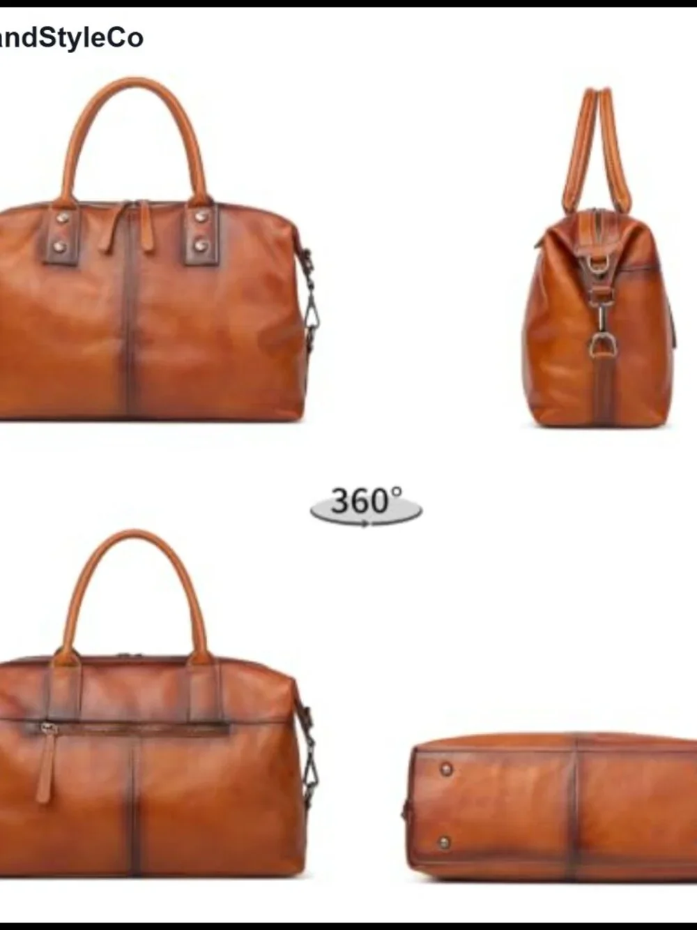 Genuine Leather Satchel Tote Bag Top Handle Handbag Designer Shoulder Bag